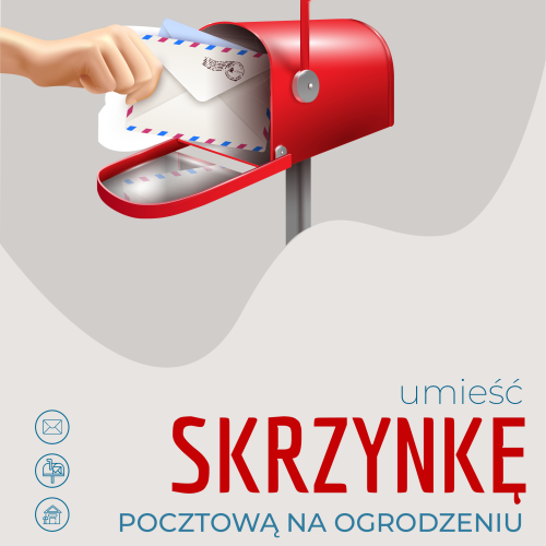 Umieść skrzynkę pocztową na ogrodzeniu